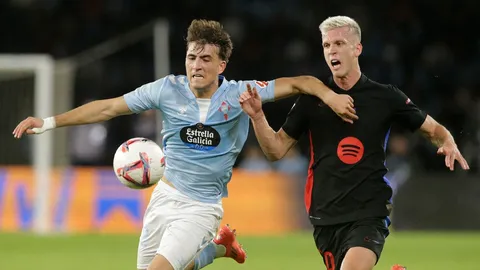 "บาร์เซโลนา" 10 คน โดน "เซลตา บีโก" ไล่เจ๊าท้ายเกม แบ่งแต้มศึกลาลีกา สเปน