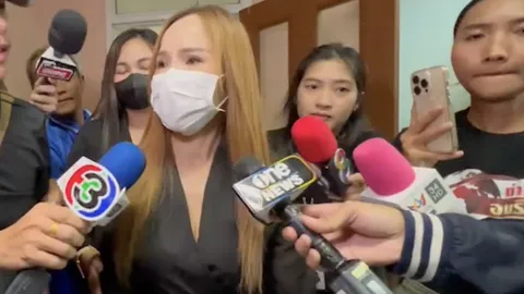 "เจ๊หนิง" ไม่กังวลหลังเข้ามอบตัว เชื่อผู้กำกับ สน.พระโขนง จะให้ความเป็นธรรม
