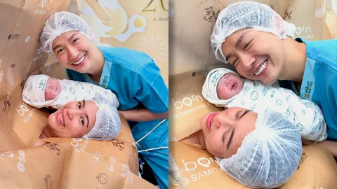 จุ๋ย คลอดลูกสาวแล้ว ตั้งชื่อ น้องเจเพิร์ล ด้าน พุฒ ให้กำลังใจไม่ห่าง