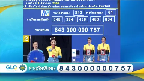 ผลสลาก N3 งวด 1 ธันวาคม 2567 ออกแล้ว ตรวจหวย N3 ทุกรางวัลที่นี่