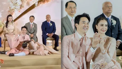 สละโสดแล้ว! เบนซ์ ปุณยาพร ควง แก๊ป วิทนาถ ทายาทโรงแรมดังวิวาห์หวาน (คลิป)