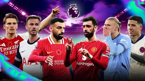 โปรแกรมบอลพรีเมียร์ลีก อังกฤษ 2024-25 นัดที่ 20 วันที่ 4-6 ม.ค. 68