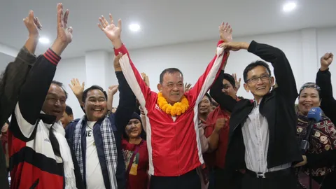 “กานต์-เกรียง” แถลงชัยชนะนายก อบจ.อุบลฯ ยอมรับ “ทักษิณ” ช่วยหาเสียงมีผลมาก