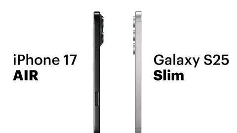 ศึกมือถือบางเฉียบ! iPhone 17 Air ปะทะ Galaxy S25 Slim ศึกใหญ่ของสองบริษัทบิ๊กเทค