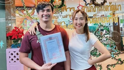 เจี๊ยบ-ปูไข่ จดทะเบียนสมรส ไม่เน้นฤกษ์ดี สามีเลือกวันที่จำได้ง่าย