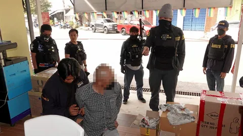 สารวัตรแจ๊ะ รวบพ่อค้าปืนเถื่อน ค้าออนไลน์ ขายปีเดียว! พันกระบอก