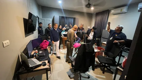 สภ.เมืองพัทยา บุกทลายรังเว็บพนันเกาหลี พบเงินหมุนเวียนกว่า 120 ล้านบาท