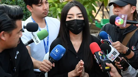 สาวชุดแดง แจงคลิปยุ "แบงค์ เลสเตอร์" ให้ดื่ม เป็นคนละวันกับที่เกิดเหตุ