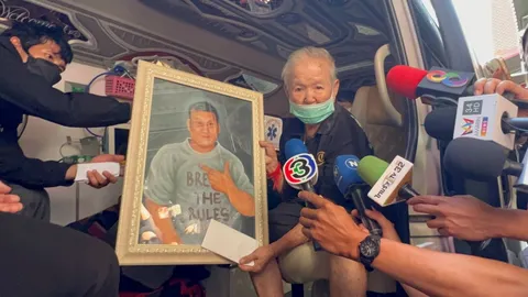 ยายซึ้งใจ เห็นรูปวาด "แบงค์ เลสเตอร์" เผยหลานมาเข้าฝัน บอกให้นอนห่มผ้า