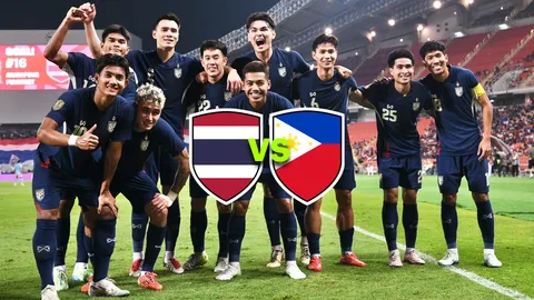 เปิดสถิติอาเซียนคัพ "ทีมชาติไทย" ปะทะ "ฟิลิปปินส์" ในบ้าน ก่อนลุ้นแซงเข้ารอบชิง