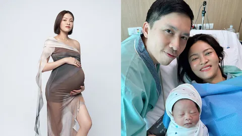 แพท KLEAR คลอดลูกสาวคนแรกรับปีใหม่ 2568 ตั้งชื่อเพราะมาก น้องเรอารฎา