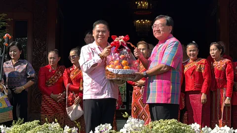 “วราวุธ” เดินสายขอพรปีใหม่ “ประภัตร-จองชัย” 2 เสาหลักพรรคชาติไทยพัฒนา