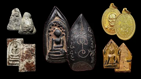 พระกริ่งคลองตะเคียน พระเก่าพิมพ์นิยม พุทธคุณ แคล้วคลาด คงกระพันชาตรี