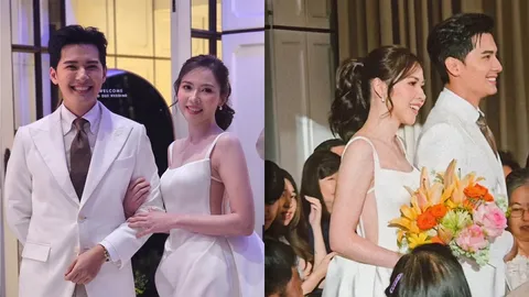 แคน อติรุจ ควง หมอใบชา เข้าพิธีแต่งงานสุดอบอุ่น ชมไม่หยุดภรรยาสวยมาก