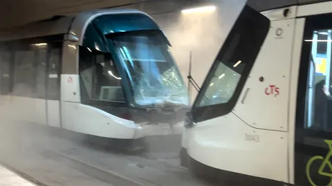 เผย เหตุรถรางชนกันในฝรั่งเศส มีผู้บาดเจ็บถึง 68 ราย จนท.เร่งหาสาเหตุ