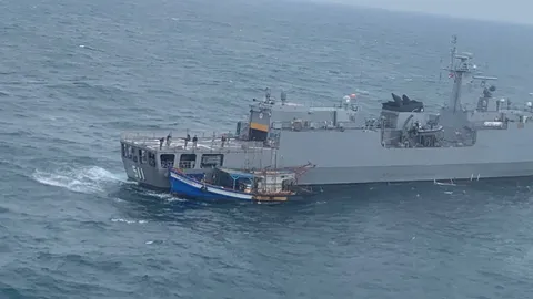 เดือดกลางอ่าวไทย จับ “เรือประมงเวียดนาม” ลอบคราดปลิงทะเลในน่านน้ำไทย