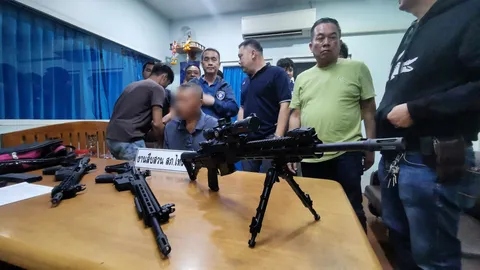 จับอดีต ตชด.รับจ๊อบดัดแปลงบีบีกันยิงได้แบบปืนจริง อ้างไม่ได้ขาย เพื่อนสั่งให้ทำ