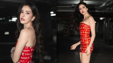 ศรีริต้า ทำถึงมาก นุ่งชุดรัดรูปสก๊อตเทประวังแตก อวดหุ่นคนเพิ่งคลอดลูกแต่สวยเป๊ะ