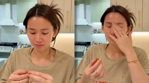 เปิดคลิปที่ เจมส์จิ ทำ โฟม ร้องไห้ ซึ้งใจกับจี้ล็อกเก็ตที่สามีทำให้ก่อนวันแต่งงาน (คลิป)