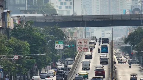 เริ่มคืนนี้ 17 ม.ค. 68 "ปิดสะพานข้ามแยกราชเทวี" 3 ปี สร้างสถานีรถไฟฟ้าสายสีส้ม