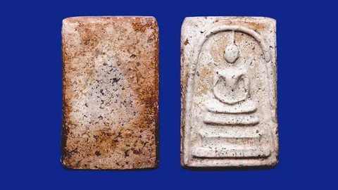 พระสมเด็จ รอยเลี่ยมข้าวหลามตัด