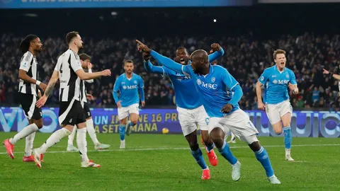 ผลบอล นาโปลี แซงดับ ยูเวนตุส รั้งจ่าฝูงกัลโช่ฯ หนี อินเตอร์ 6 แต้ม