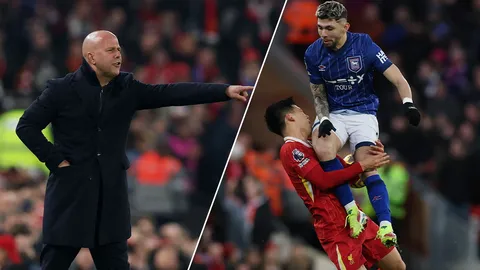 ดูไม่ดีเลย "กุนซือลิเวอร์พูล" พูดถึงจังหวะ "อิปสวิช" รอดใบแดงแม้อัดหนัก "เอ็นโด" (คลิป)