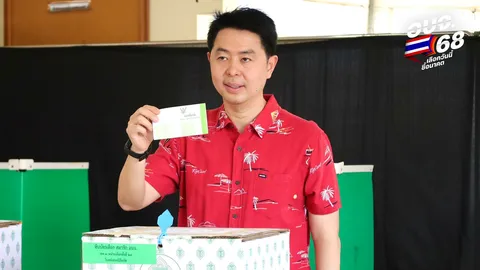 ค่อนข้างเงียบเหงา คนทยอยใช้สิทธิ เลือกตั้ง อบจ. ชลบุรี