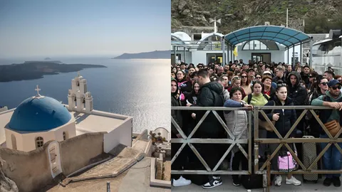 ผู้คนแห่อพยพ หลังเกิดแผ่นดินไหวกว่า 200 ครั้ง ใกล้เกาะซานโตรินี