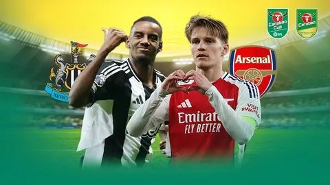 วิเคราะห์บอล คาราวบาวคัพ นิวคาสเซิล vs อาร์เซนอล รอบรองฯ นัดที่สอง คาด 11 ตัวจริง ช่องทางชมสด