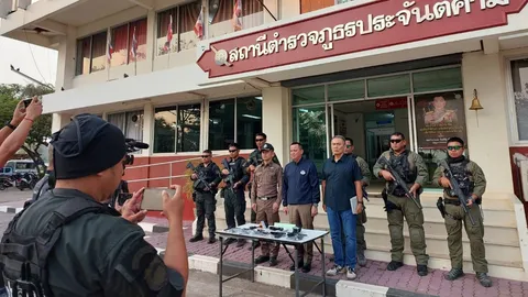 ตำรวจปราจีนบุรี ร่อนเอกสาร แจงปมบุกจับปืนในร้านอาหาร พบ “รองอุ๊” ก็มาด้วย