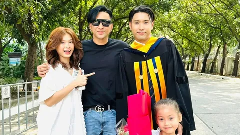 บอล เชิญยิ้ม ปลื้มใจ ลูกชายเข้ารับปริญญาตรี พร้อมเผยสิ่งที่กลัวที่สุด