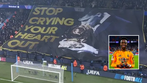 ใครกันแน่ที่ร้อง “วินิซิอุส” เห็นป้ายล้อชวดบัลลงดอร์ เหมือนติดบัฟ อัด แมนฯ ซิตี้ คาบ้าน