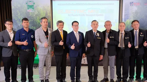 มจพ. เปิดตัว "รถมินิบัสไฟฟ้า"