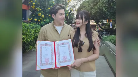 อั๋น อัครพรรฒ จูงมือ ขิง จดทะเบียนสมรส เป็นสามี-ภรรยาที่ถูกต้องตามกฎหมาย