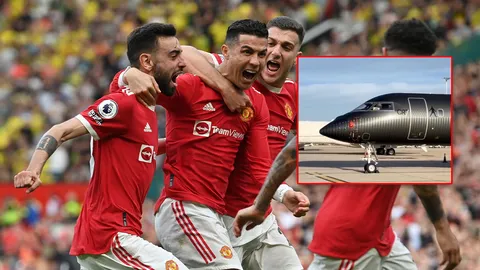 เฉลยเหตุเจ็ตหรู “โรนัลโด” จอดนิ่งที่อังกฤษ จุดชนวนข่าวรีเทิร์น “แมนยูฯ”