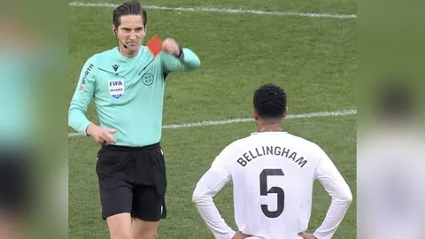 โดนเล่นซะเละ! ผู้ตัดสินลาลีกา ถูกขู่ฆ่า-ปักหมุดบ้านพัก หลังแจกใบแดงให้ “จู๊ด เบลลิงแฮม”