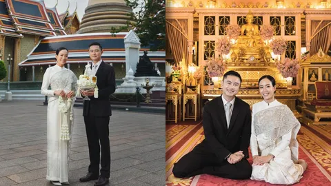 วิน Sqweez Animal ควงว่าที่เจ้าสาวเข้าเฝ้าสมเด็จพระสังฆราชฯ รับน้ำพระพุทธมนต์