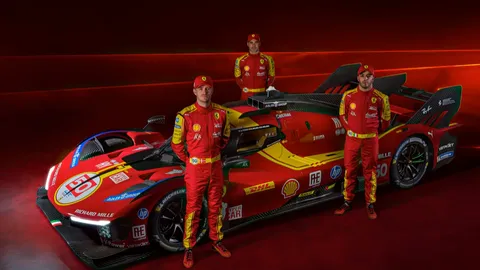 Ferrari เปิดตัวสติ้กเกอร์ลายใหม่ในรถแข่ง Ferrari 499P 2025