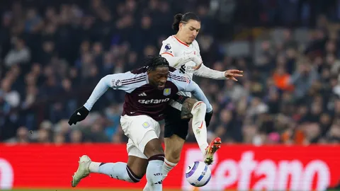 ชมชัดๆ นูนเญซ ทำอะไรลงไป เกม ลิเวอร์พูล เสมอ แอสตัน วิลลา