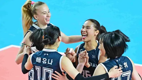โค้ชคู่แข่งสั่งจับตาย! “โมเม” ทุบ 27 แต้ม คว้า MVP วอลเลย์บอลลีกเกาหลีใต้ (คลิป)