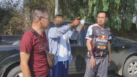 มอบตัวแล้ว คนร้ายจี้เด็กชิงรถสองแถว เสพยาบ้า 10 เม็ด หลอนคิดว่ามีคนตามฆ่า