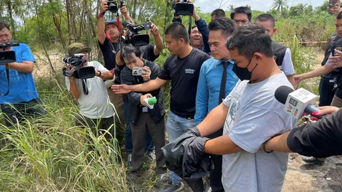 คุมตัวทำแผน "แม่-ลูก" ฆ่าทิ้งศพหมกป่ากระถิน น้องเชื่อ พี่ชายถูกบังคับให้ลงมือ
