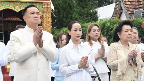 “อนุทิน” นำทีม มท. - “คุณหญิงพันธุ์เครือ” วางศิลาฤกษ์พิพิธภัณฑ์ครูบาชุ่ม