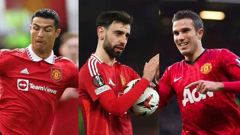 "โรนัลโด" จัดไปสอง "บรูโน-ฟาน เพอร์ซี" ก็ด้วย เปิดโผแฮตทริก 10 ครั้งหลังสุด "แมนยูฯ"