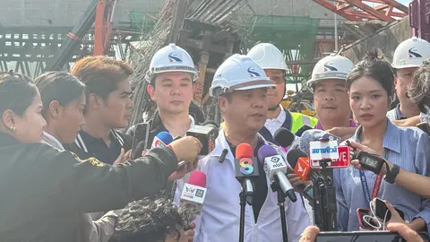 "สุริยะ" เสียใจ เหตุสะพานก่อสร้างถนนพระราม 2 พังถล่ม มอบ กทพ. เร่งกู้คืนพื้นที่-ตรวจความปลอดภัย