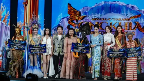 ด้วยพลังและมนต์ขลัง มิสแกรนด์สุพรรณบุรี คว้ารางวัลชุดชาติพันธุ์ภาคใต้ยอดเยี่ยม