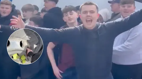 ศึกนอกสนามอีสานดาร์บี้ แฟนซันเดอร์แลน ทำแสบแอบปล่อยลมยางรถบัสแฟนนิวคาสเซิล (คลิป)