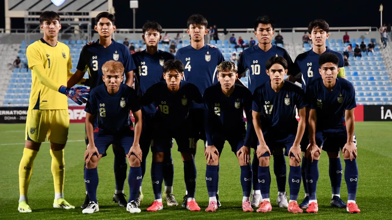 มาแล้ว! รายชื่อ 11 ตัวจริง  "ทีมชาติไทย U23" VS "กาตาร์ U23" ศึก โดฮา คัพ 2025