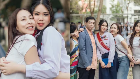 กิ๊ก สุวัจนี ภูมิใจ น้องธาช่า ลูกสาว เรียนจบ ม.6 พร้อมเข้ารั้วมหาวิทยาลัย